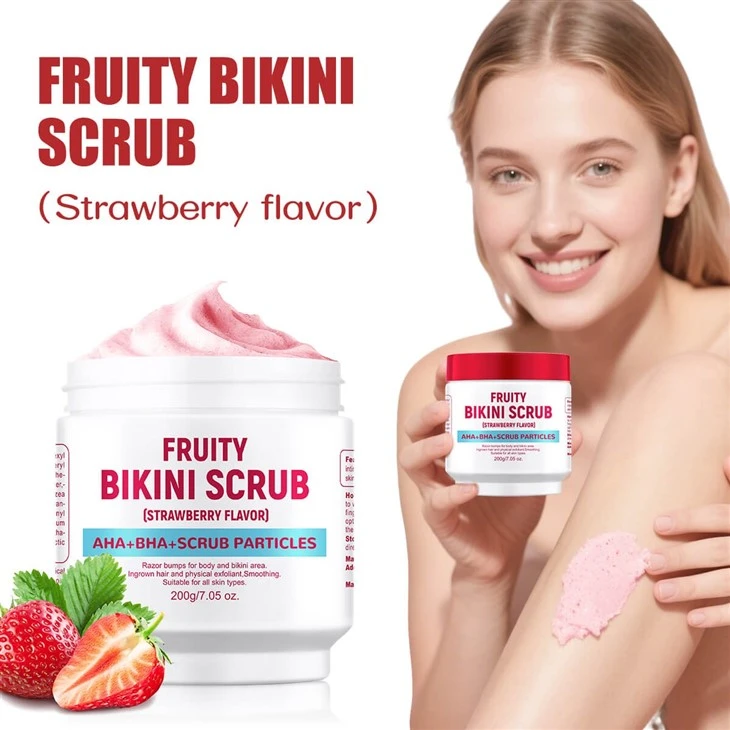 MOOYAM 200g Exfoliating Whitening Three Flavors Watermelon, Strawberry, And Mango Bikini Scrub best